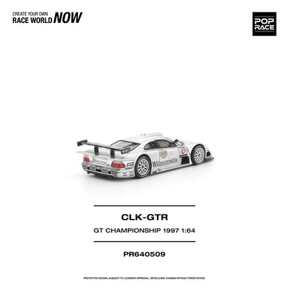 1/64 1997 Mercedes Benz AMG CLK GTR FIA GT Championship, silver - Poprace - PR640509