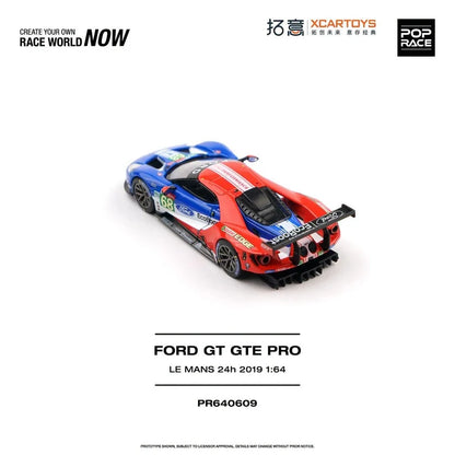 1/64 FORD GT GTE PRO LE MANS 24H 2019 - Poprace - PR640609