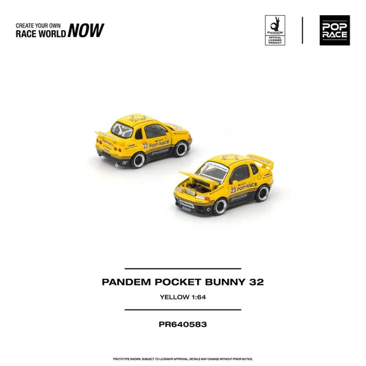 1/64 Pandem Pocket Bunny 32, yellow - Poprace - PR640583 *** Pre order ***