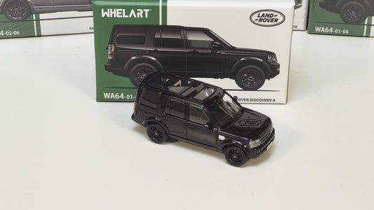 1/64 Land Rover Discovery 4 Black - Whelart  - WA64-01-04