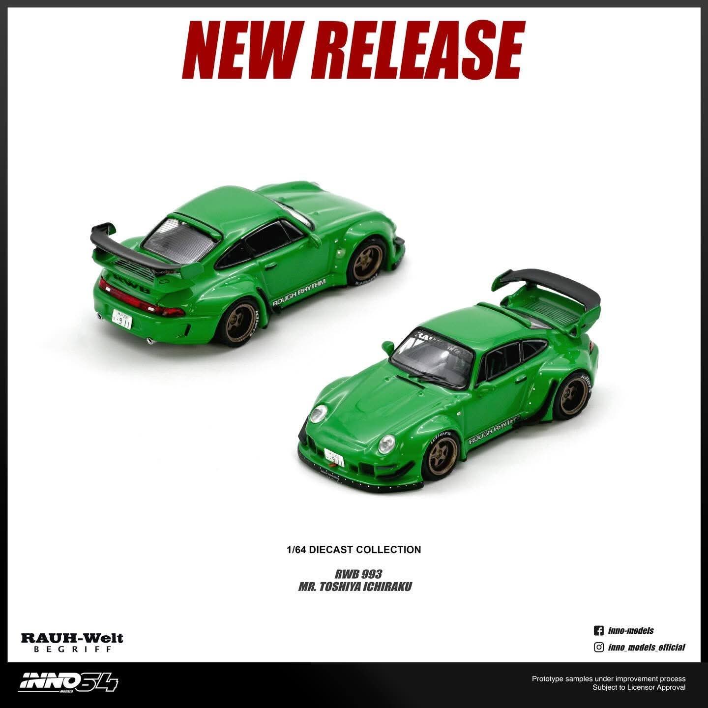 1/64 RWB 993 Rough Rhythm - Cool Car Show Special Edition - Inno64