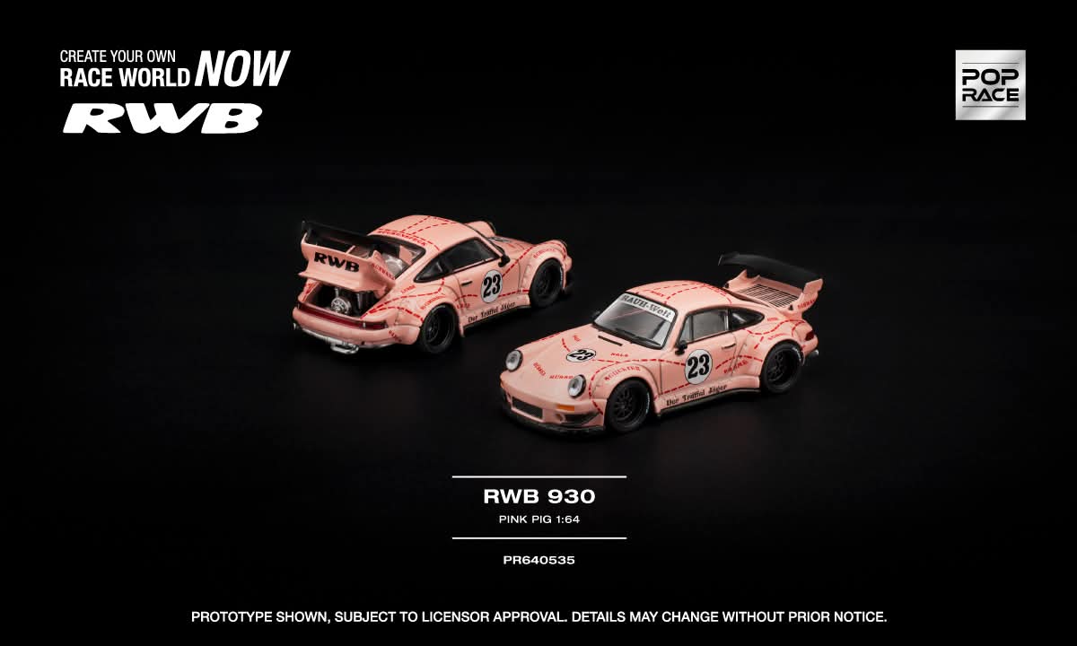 1/64 - RWB 930 #23 *Pink Pig*, pink - Poprace - PR640535