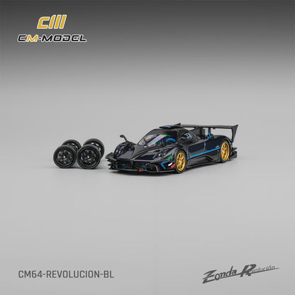 1/64 Pagani Zonda Revlucion Metallic blue - CM Models - CM64-Revolucion-BL