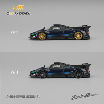 1/64 Pagani Zonda Revlucion Metallic blue - CM Models - CM64-Revolucion-BL