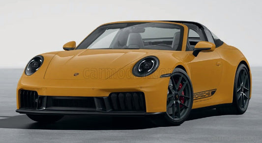 1/18 2025 Porsche 911 Targa 4 GTS  - Bahama Yellow - 187190 - Norev