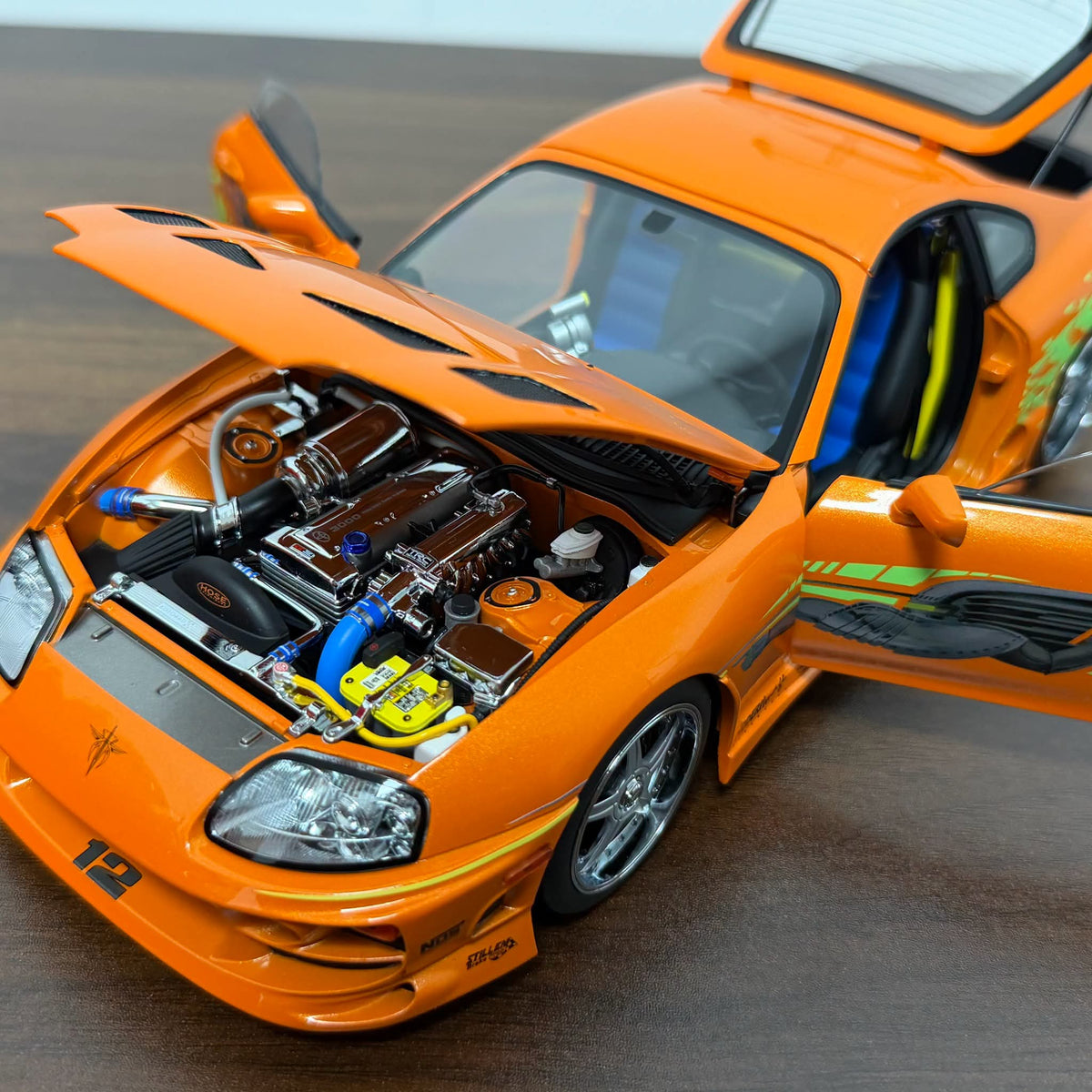 1/18 - BRIAN'S SUPRA MKIV SPIDER 1995 - FAST & FURIOUS - ORANGE  - Kyosho - K08975FF