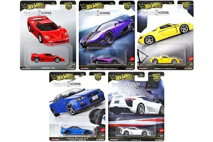 1/64 Hot Wheels Car Culture 2025 Mix 8 Timeless Icons 5 car set
