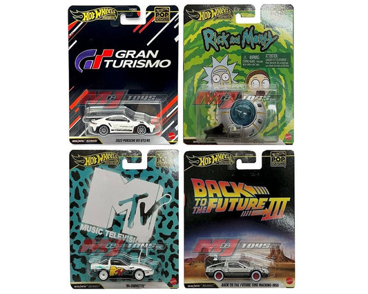 1/64 Hot Wheels Pop Culture 2026 Mix 2 - set of 4
