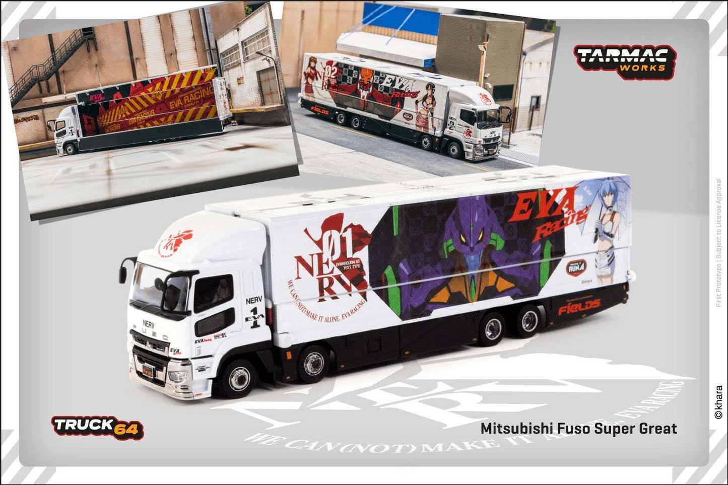 1/64 Mitsubishi Fuso Super Great EVA Racing - TAR 64TTL001EVA