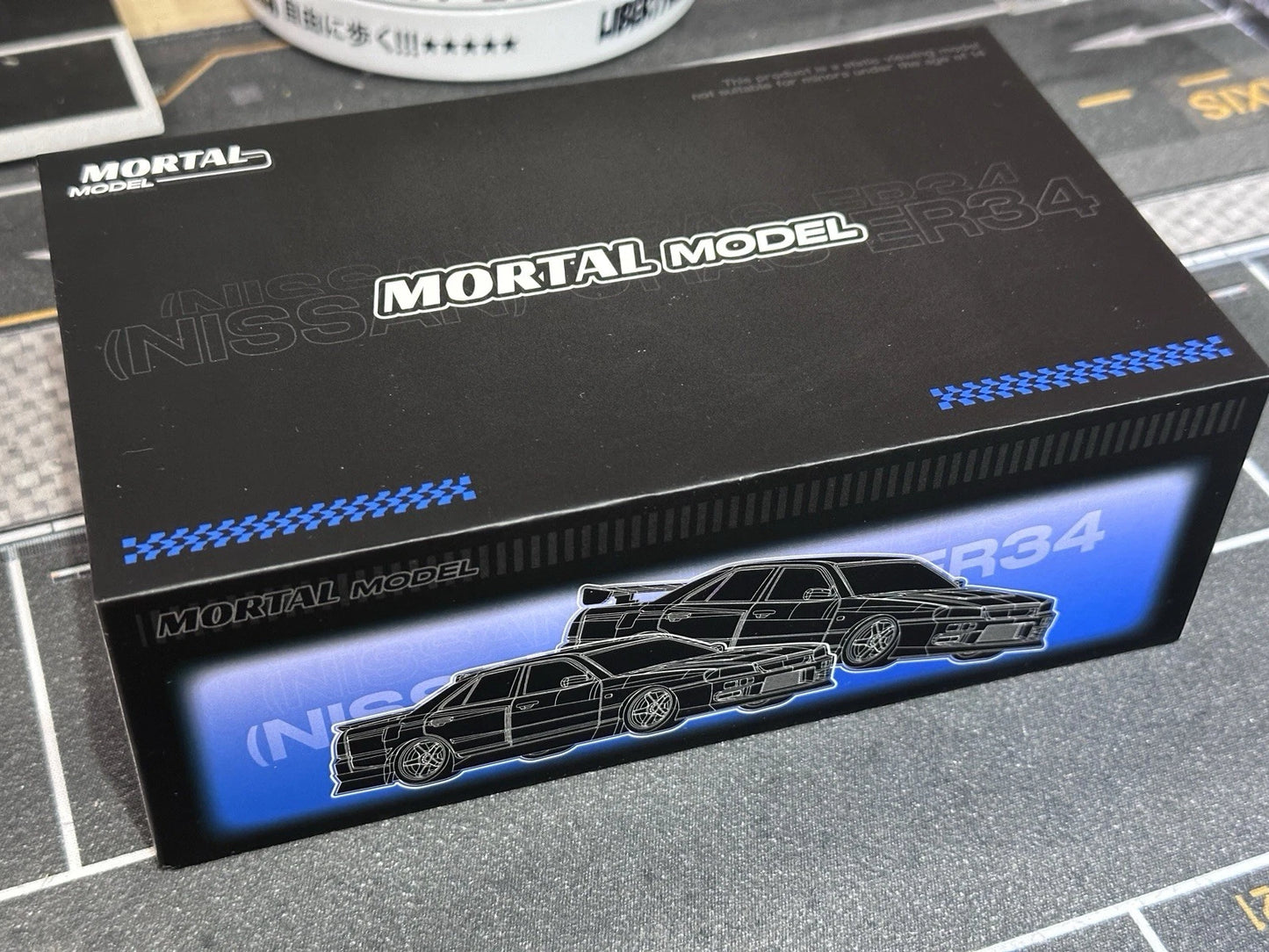 1/64 - Nissan URAS ER34 Skyline 25GT-t Blitz ER34 D1PS Twin Cars Set 03&06 ( 899 pcs)- Mortal Models
