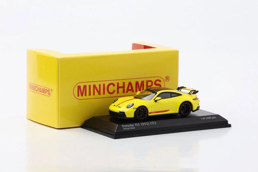 1/64 911 992 GT3 COUPE 2021 - YELLOW RED BLACK - Minichamps - 643061006