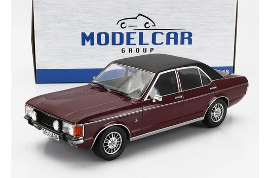 1/18 - Ford Granada MK1 Red/Black 1975 (RHD) (UK Exclusive 300pcs) - MCG 18467 - Model Car Group