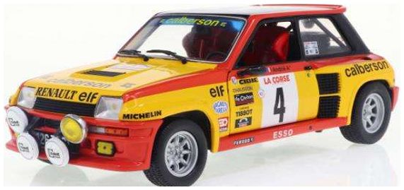 1/18 Renault 5 Turbo Yellow #4 Ragnotti/Andrie Tour De Corse 1980 - 1801314