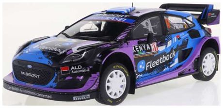 1/18 Ford Puma Rally 1 Blue #9 Serderidis Miclotte Rally Kenya 2022 - 1809506