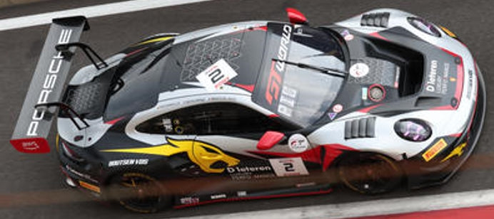 1/64 Porsche 911 GT3 R (992) EVO #2 Boutsen VDS 8th 24H Spa 2026 Schuring/Boccolacci - Spark - SPA 64S257