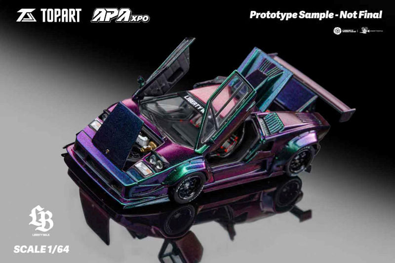 1/64 TopArt LBWK Countach – Chameleon - Topart Models - TAO640006