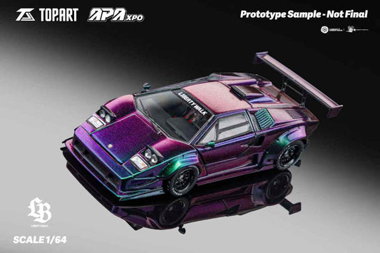1/64 TopArt LBWK Countach – Chameleon - Topart Models - TAO640006