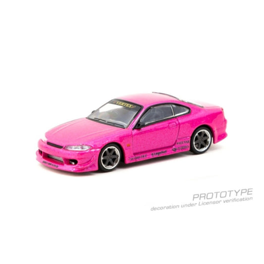 1/64 VERTEX NISSAN SILVIA (S15) PINK METALLIC  - Tarmac - TCT64G023PI