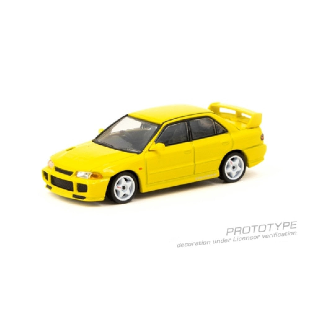 1/64 1/64 MITSUBISHI LANCER GSR EVOLUTION III YELLOW - Tarmac - TCT64G050YL