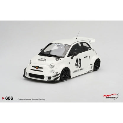 1/18 - LB-WORKS X ABAS WORKS ABRATH 595 GARA WHITE - TS0606 - Top Speed