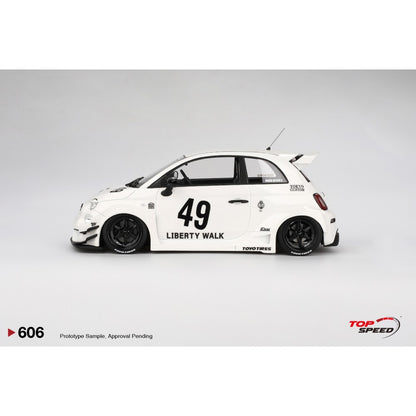 1/18 - LB-WORKS X ABAS WORKS ABRATH 595 GARA WHITE - TS0606 - Top Speed