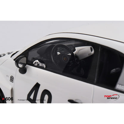 1/18 - LB-WORKS X ABAS WORKS ABRATH 595 GARA WHITE - TS0606 - Top Speed