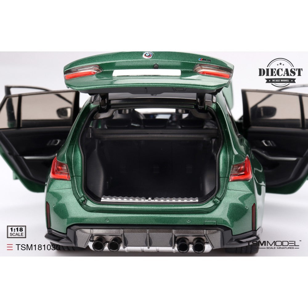 1/18 - BMW M3 TOURING M ISLE OF MAN GREEN METALLIC (DIECAST)- TSM181030 - True Scale Miniatures