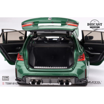 1/18 - BMW M3 TOURING M ISLE OF MAN GREEN METALLIC (DIECAST)- TSM181030 - True Scale Miniatures