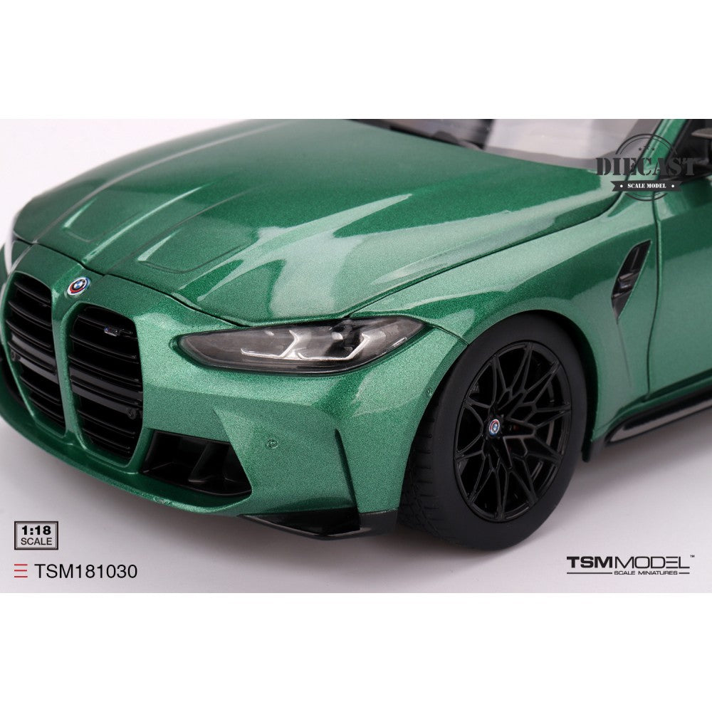 1/18 - BMW M3 TOURING M ISLE OF MAN GREEN METALLIC (DIECAST)- TSM181030 - True Scale Miniatures
