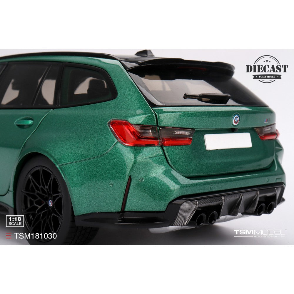 1/18 - BMW M3 TOURING M ISLE OF MAN GREEN METALLIC (DIECAST)- TSM181030 - True Scale Miniatures