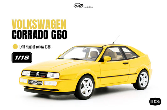 1/18 1998 Volkswagen Corrado G60 - Yellow Nugget - Otto Models  -  OT1385