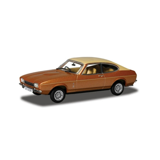 1/43 FORD CAPRI MK2 3.0 GHIA - SATURN GOLD - Corgi Vanguard - VA15406
