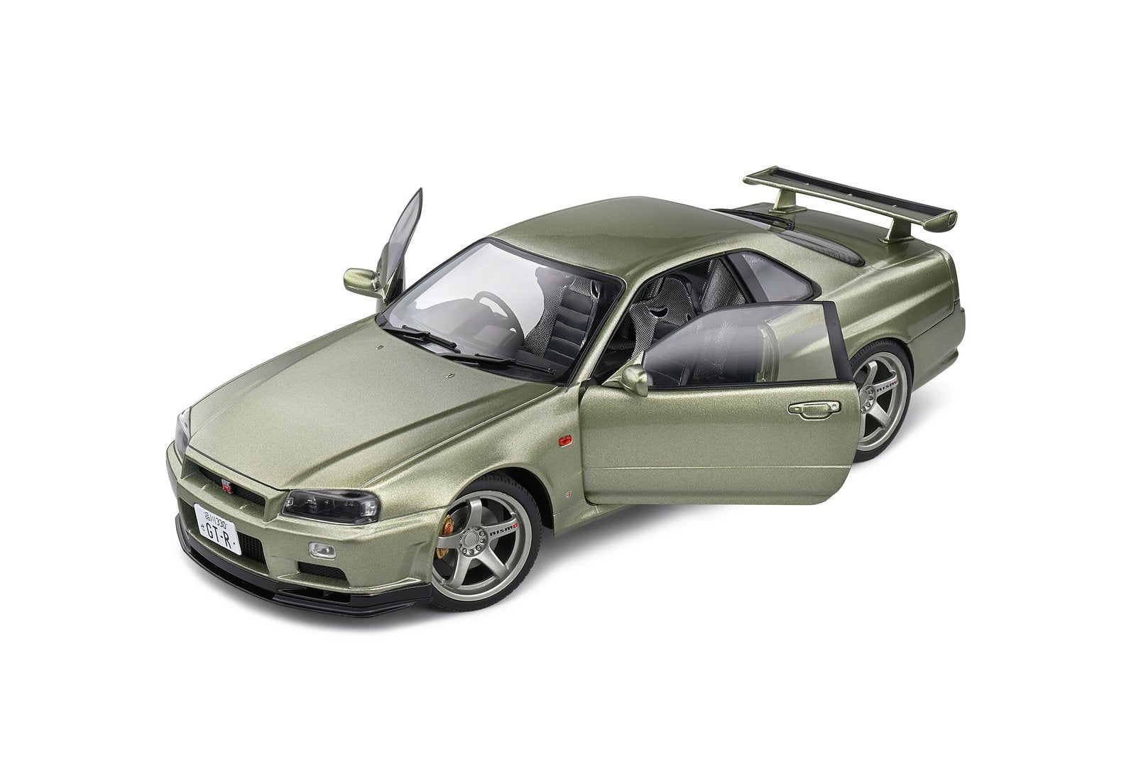 Nissan GT-R (R34) Green 1999 - 1804308 – KRW Models