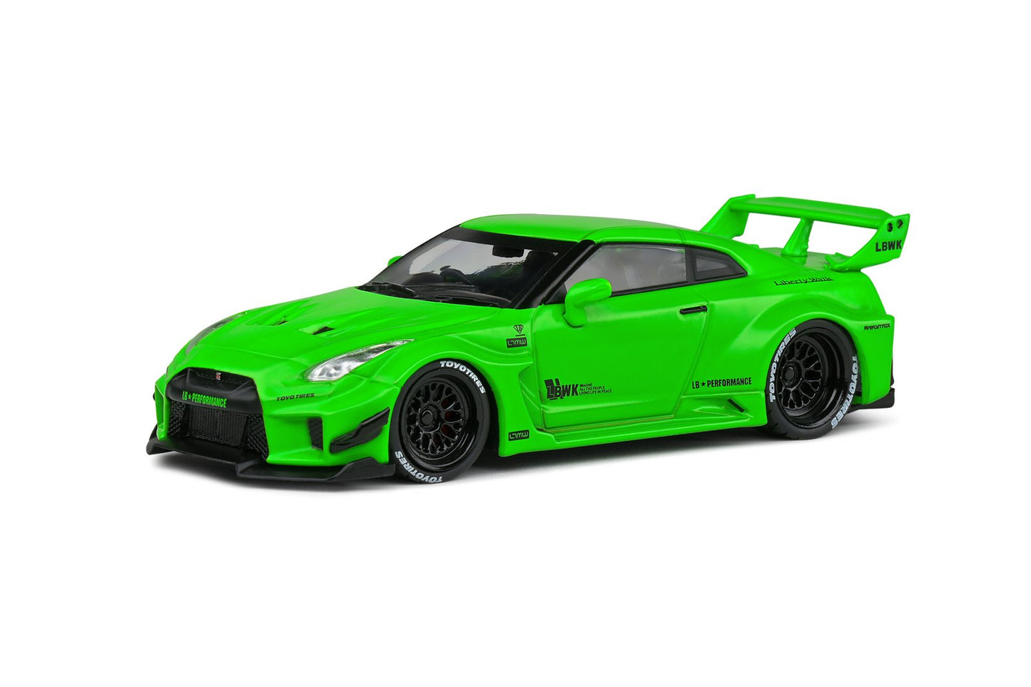 NISSAN GT-R (R35) LB WORK SILHOUETTE – ACID GREEN – 2020 - 4311207