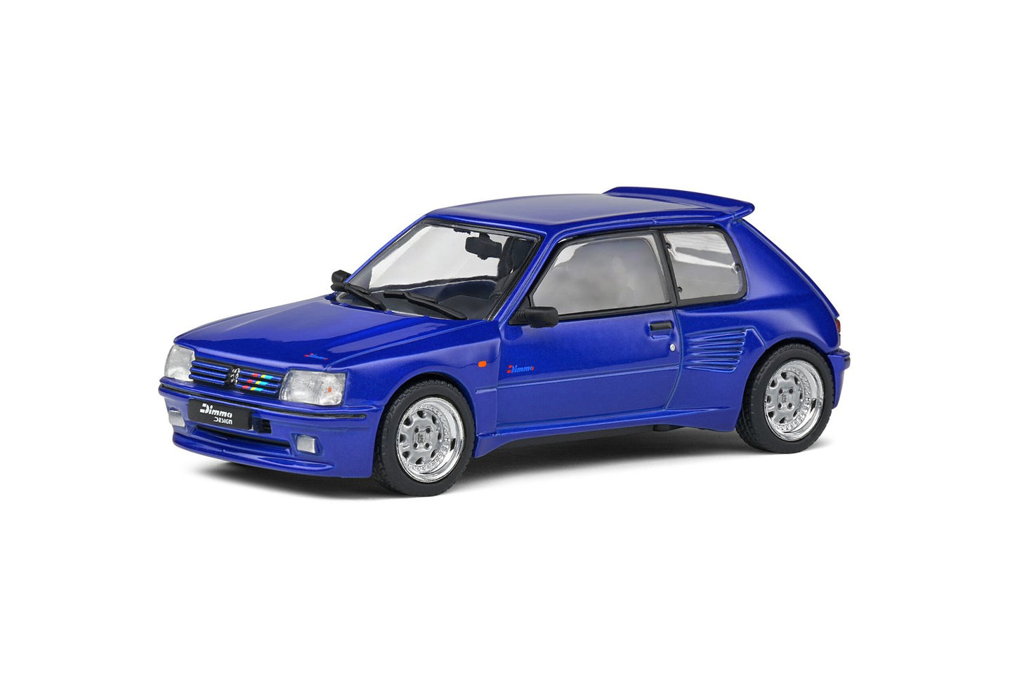 1/43 SOLIDO PEUGEOT 205 DIMMA – BLUE METALLIC – 1989  S4310803