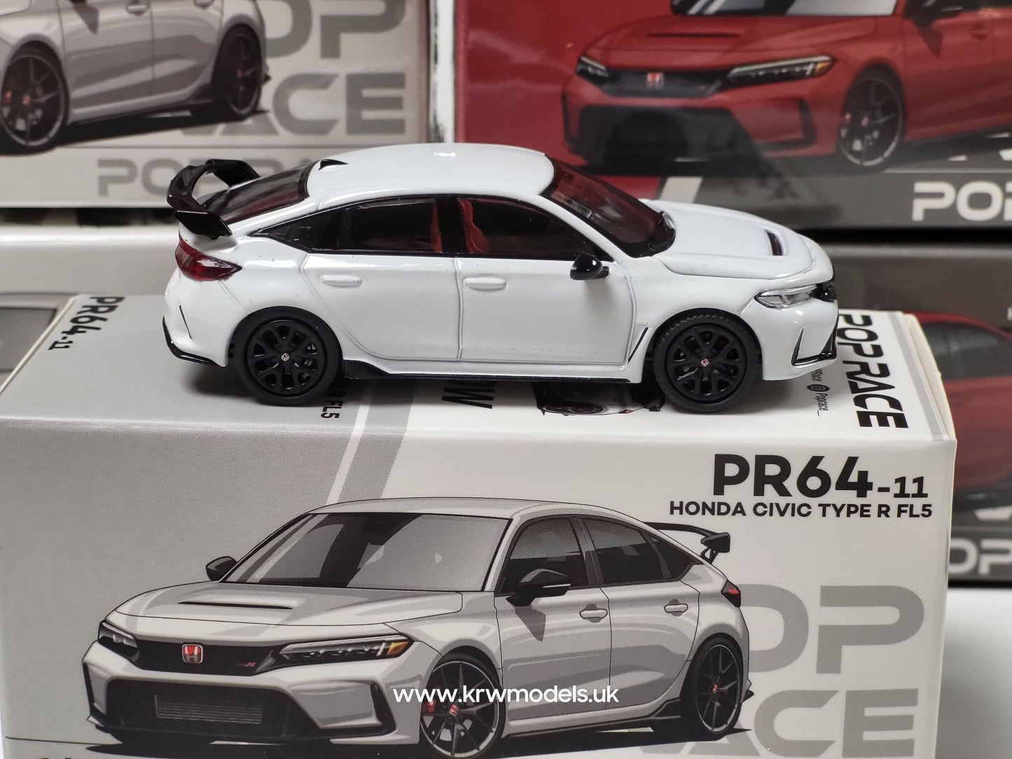 1/64 HONDA CIVIC TYPE-R FL5 WHITE - PR640011