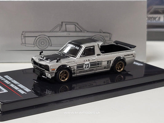 1/64 Nissan Sunny Hakotora Pick Up Truck *Inazuma Work*, grey - in64HKT23R