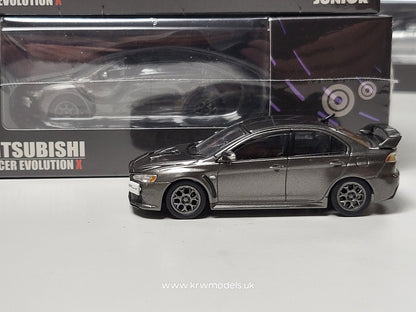 1/64 - 2007 Mitsubishi Lancer Evo X rhd, Grey - BM64B0116rhd