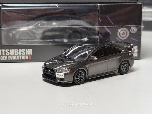 1/64 - 2007 Mitsubishi Lancer Evo X rhd, Grey - BM64B0116rhd