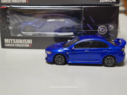 1/64 - 2007 Mitsubishi Lancer Evo X rhd, blue - BM64B0114rhd