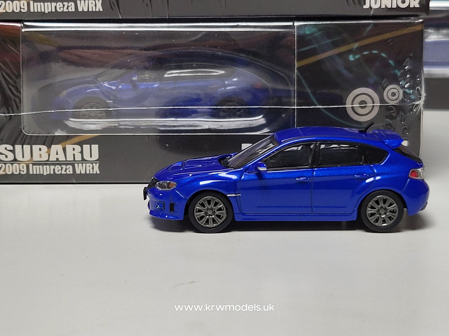 1/64 2009 Subaru Impreza WRX rhd, blue - BM64B0108rhd