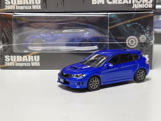 1/64 2009 Subaru Impreza WRX rhd, blue - BM64B0108rhd