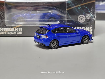 1/64 2009 Subaru Impreza WRX rhd, blue - BM64B0108rhd