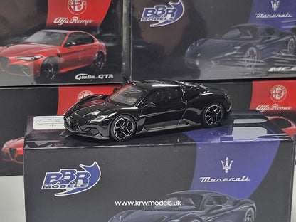 1/64 Maserati MC20, Nero Enigma - BBRDIE6402