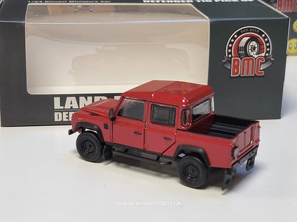 1/64 2016 Land Rover Defender 110 Pick-Up *Right Hand Drive*, red-orange - BM64B0267RHD