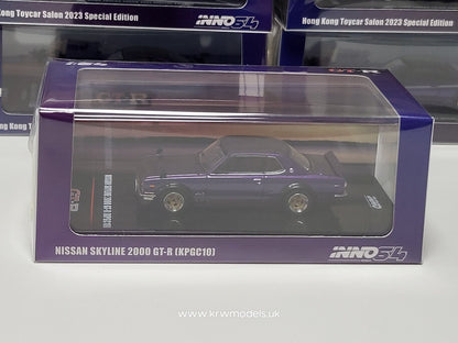 1/64 Nissan Skyline 2000 GT-R (KPGC10), midnight purple II - in64KPGC10MPII