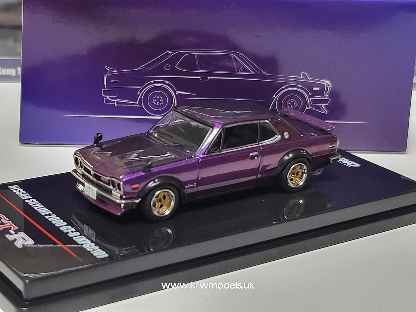 1/64 Nissan Skyline 2000 GT-R (KPGC10), midnight purple II - in64KPGC10MPII