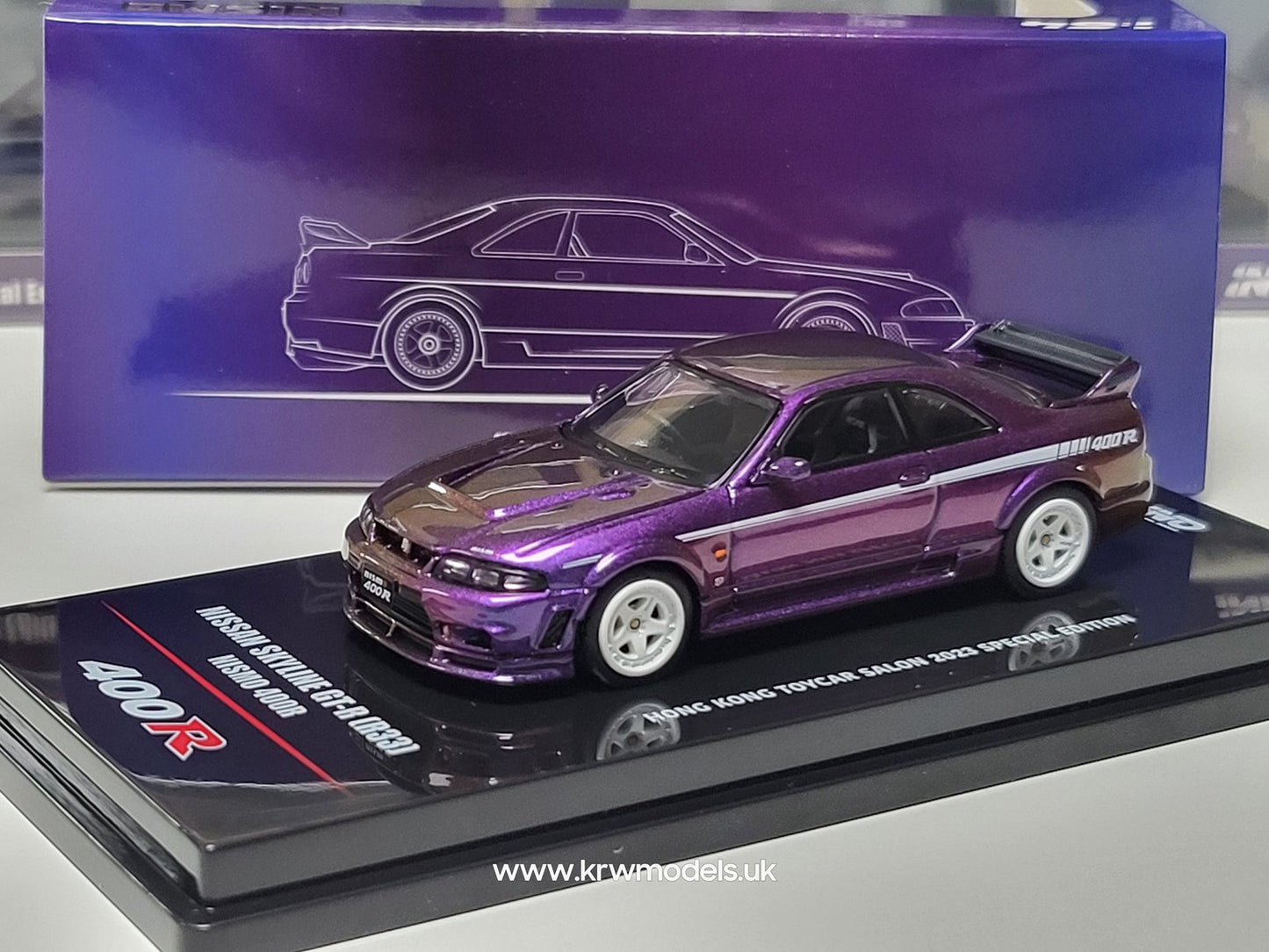 1/64 Nissan Skyline GT-R (R33) Nismo 400R, midnight purple II - in64-400RHKTS23