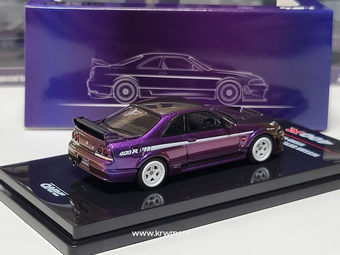 1/64 Nissan Skyline GT-R (R33) Nismo 400R, midnight purple II - in64-400RHKTS23