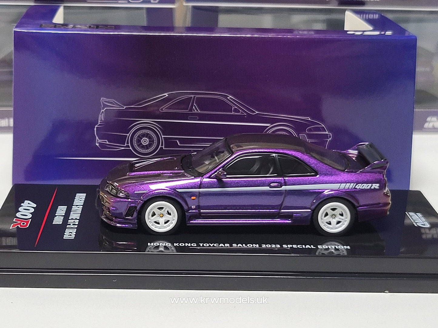 1/64 Nissan Skyline GT-R (R33) Nismo 400R, midnight purple II - in64-400RHKTS23